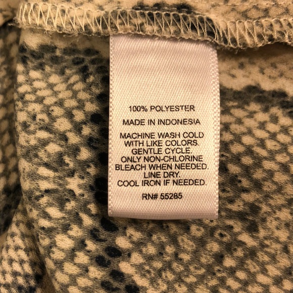 Express Snake Skin pattern button down blouse - Picture 8 of 8